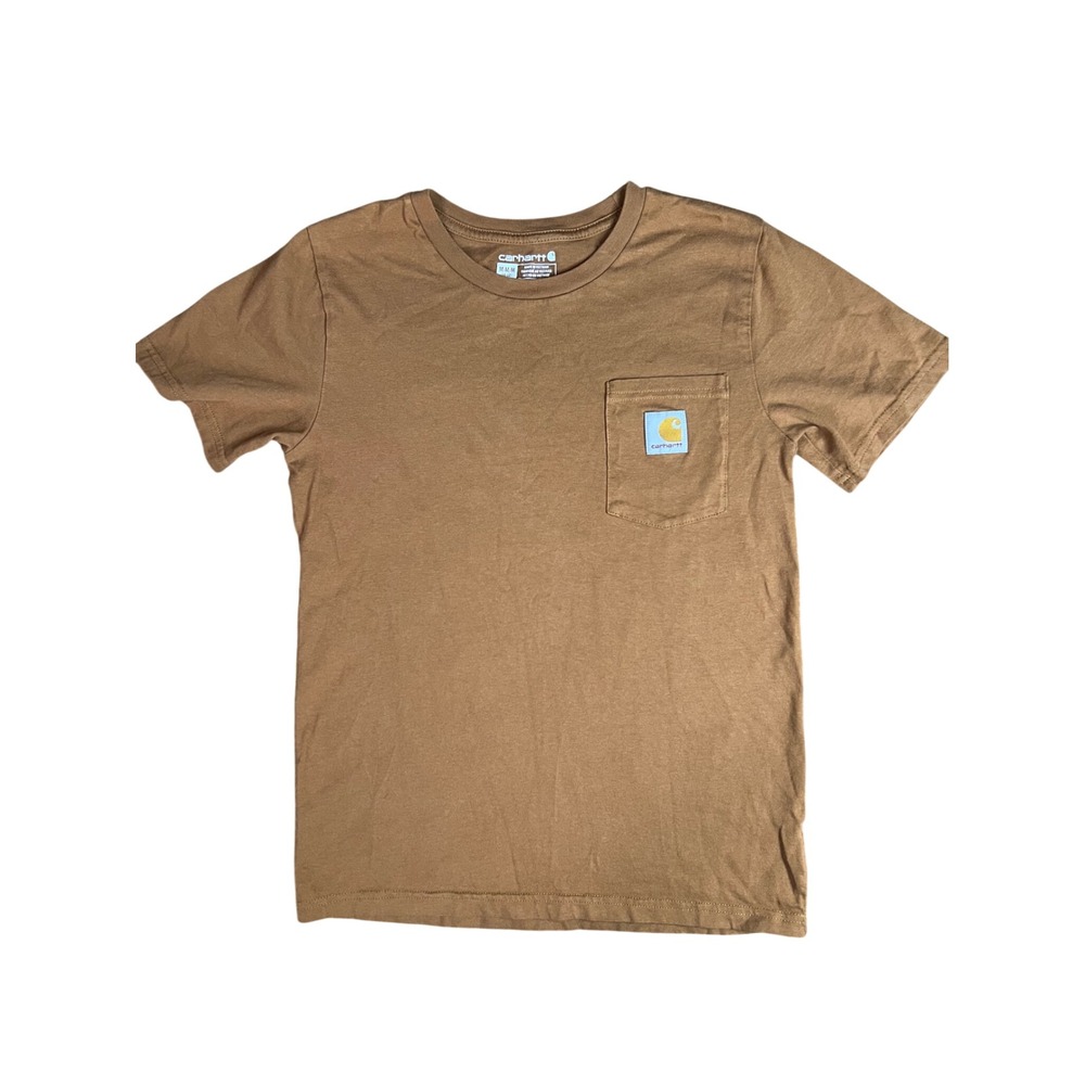 Carhartt Kids Brown Short Sleeve Pocket T-Shirt Size M 10-12